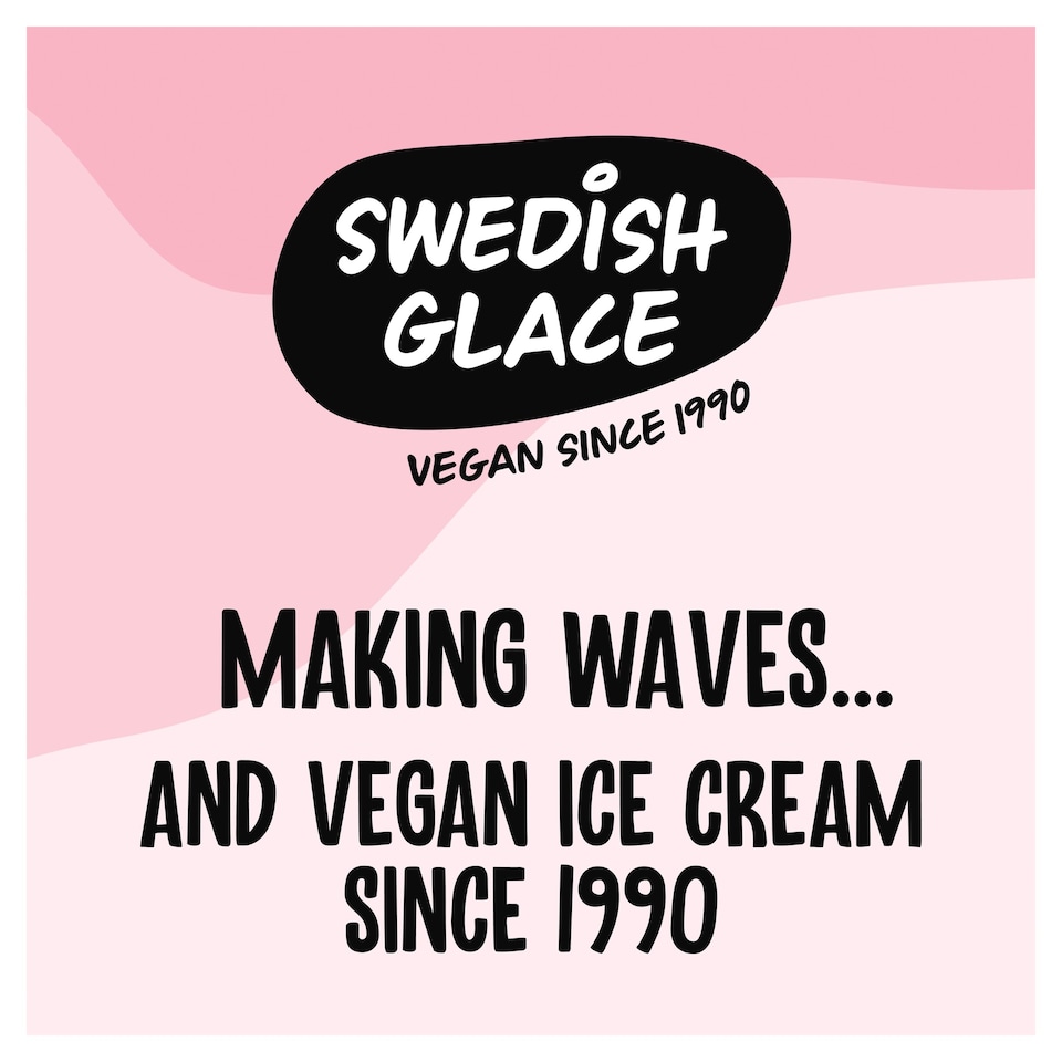 image 1 of Swedish Glace Raspberry Non Dairy Vegan Ice Cream Tub 750ml