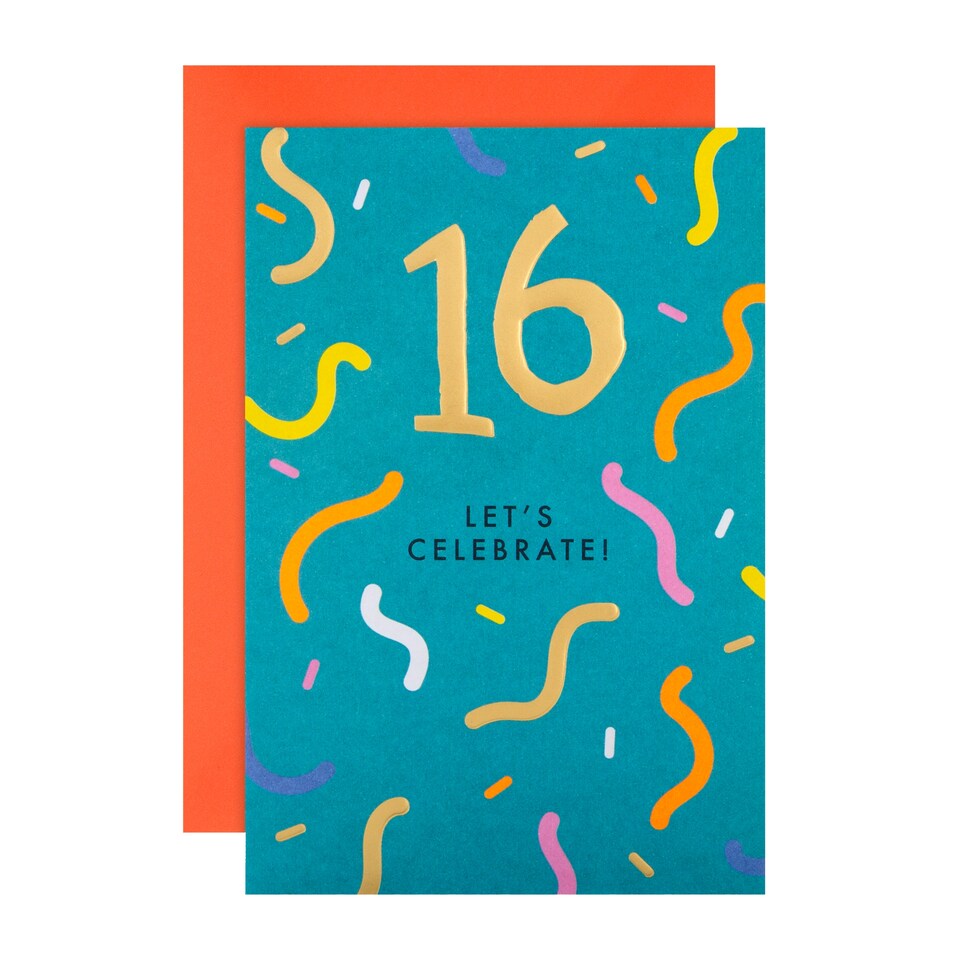 image 1 of Hallmark Birthday Card 16Th Birthday