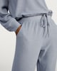 image 3 of F&F Waffle Textured Drawstring Pyjama Set in Blue
