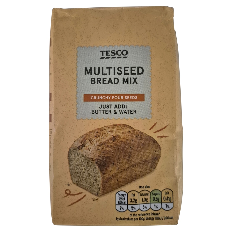 Tesco Multiseed Bread Mix 500G