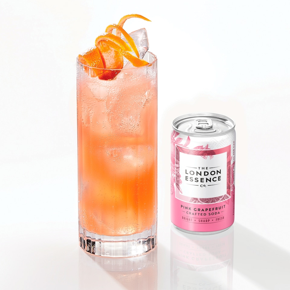 image 1 of London Essence Pink Grapefruit Crafted Soda 6 X 150Ml