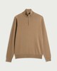 image 4 of F&F Pure Cotton Half Zip Jumper in Camel