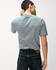 image 3 of F&F Pure Cotton Striped T-Shirt in Green