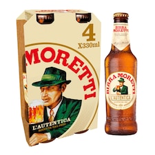 Birra Moretti 4 Pack 330Ml Bottle