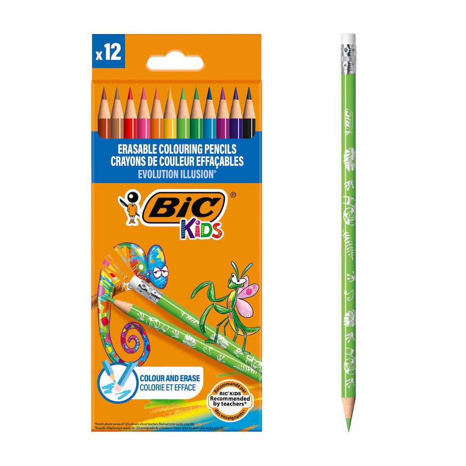 image 1 of BIC Kids Erasable Pencil 12 Pack