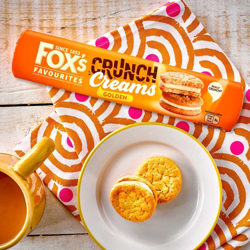 image 1 of Fox's Favourites Crunch Creams Biscuits - Golden 200g