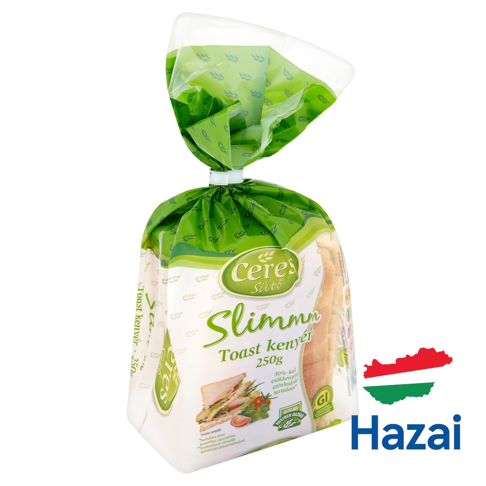 Ceres Sütő Slimmm toast kenyér 250 g
