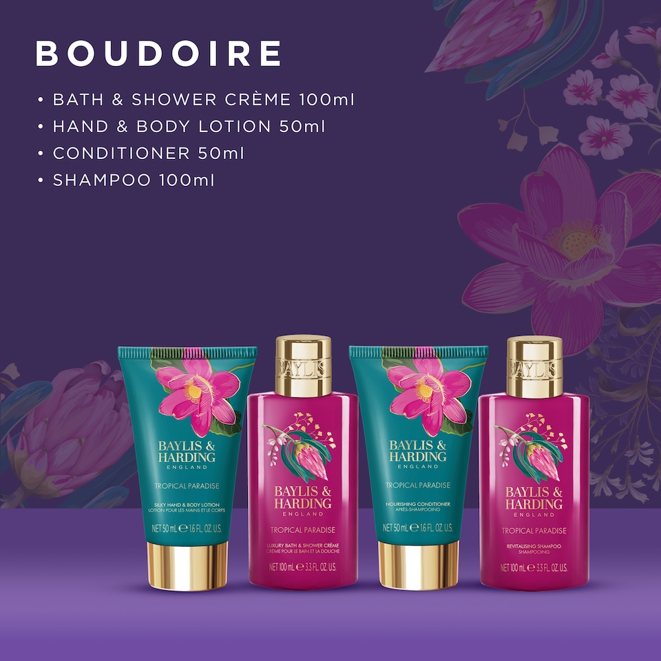 image 1 of Baylis & Harding Boudoire Luxury Wash Bag Gift Set