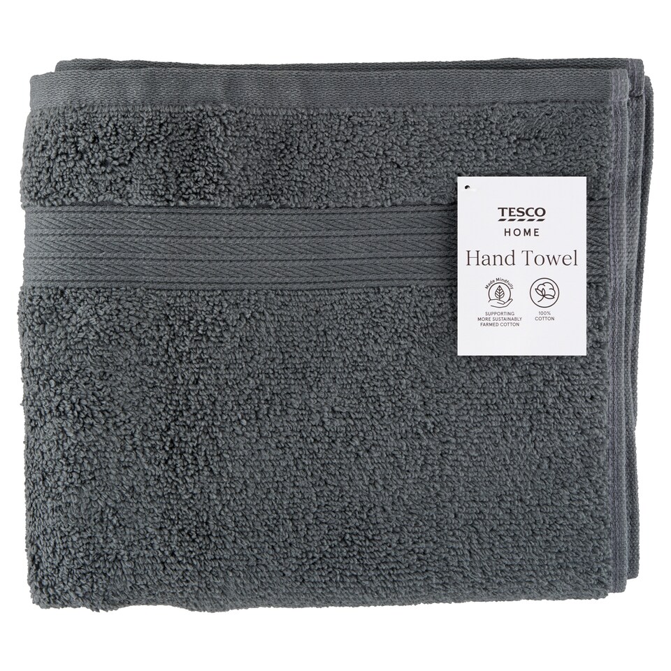 Tesco Home Grey uterák 50 cm x 90 cm