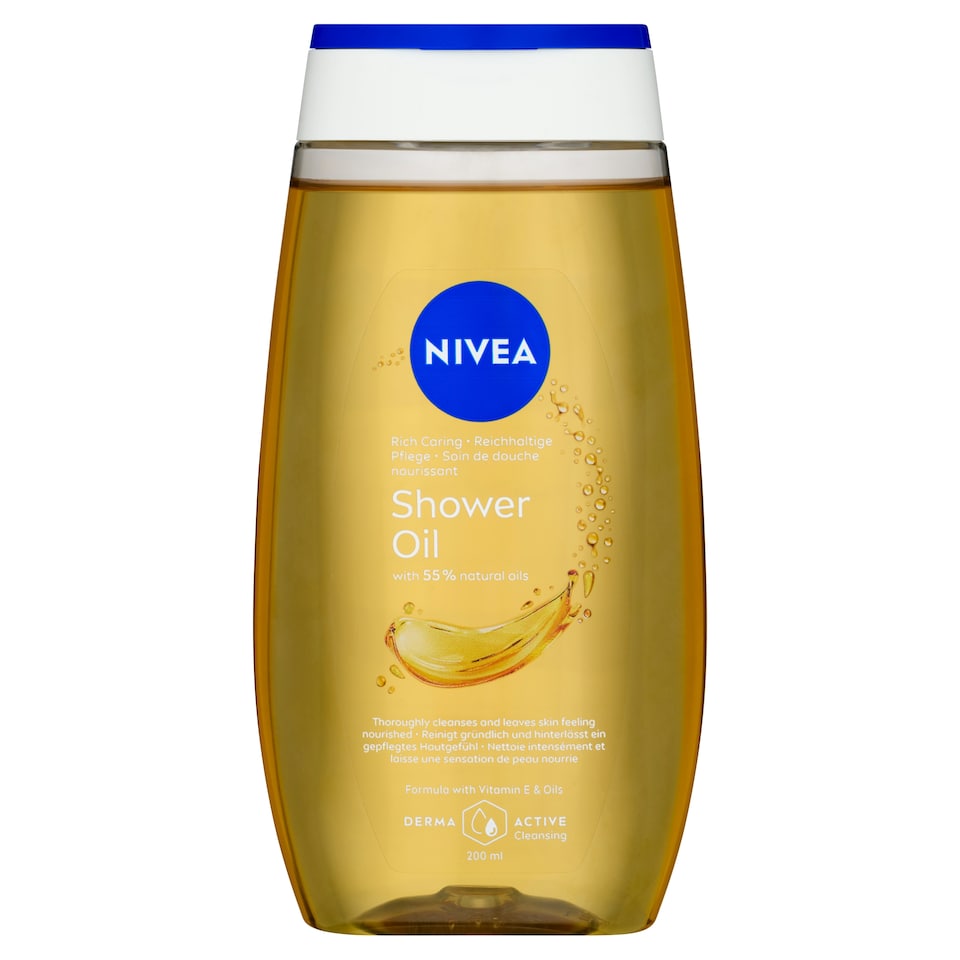 image 1 of Nivea Rich Care Shower Oil 200ml