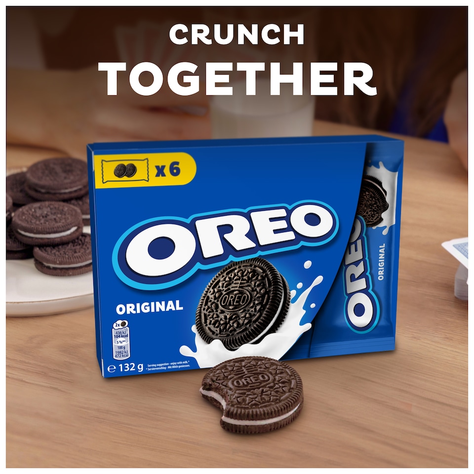 image 1 of Oreo Lunchbox Vanilla Chocolate Cookies Multipack x 6 132g