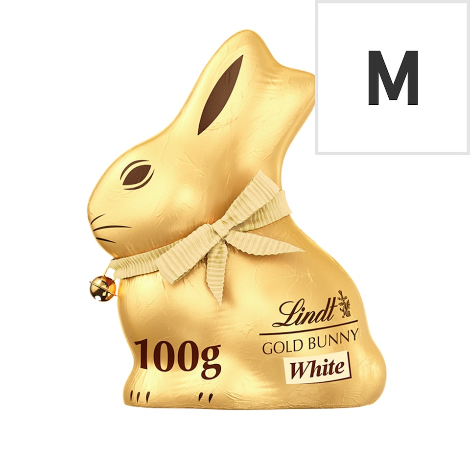 image 1 of Lindt Gold Bunny White Chocolate 100G