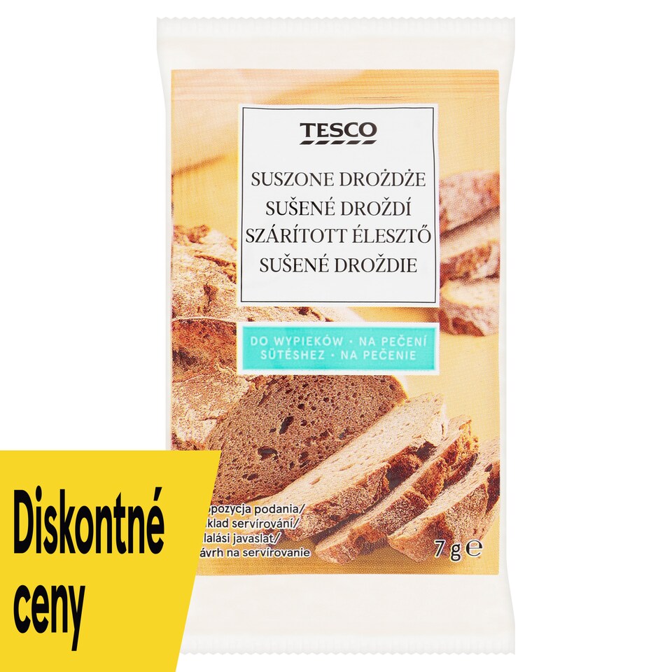 Tesco Sušené droždie 5 x 7 g