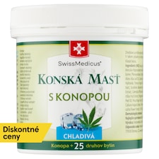 SwissMedicus Konská masť Cooling Ointment with Hemp 250 ml