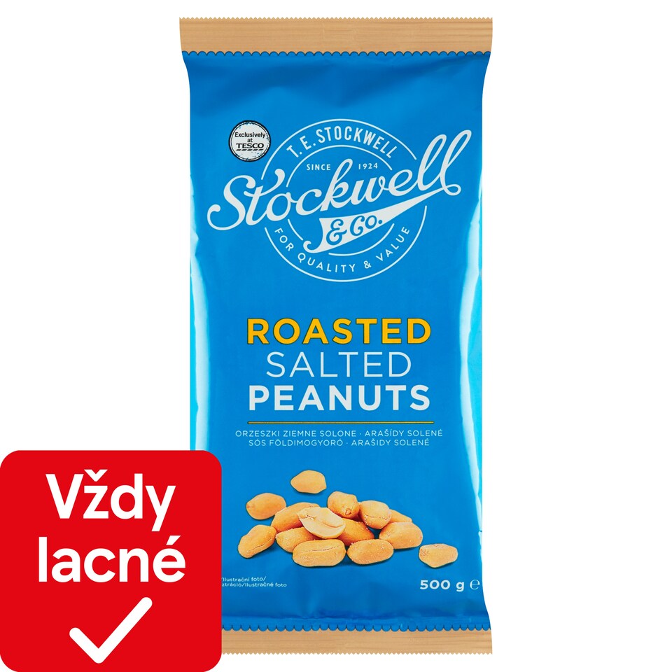 Stockwell & Co. Roasted Salted Peanuts 500 g