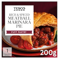 Tesco Meatball Marinara Pie 200g