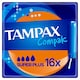 Tampax Compak Super Plus Applikátoros Tampon, 16 db  1. kép