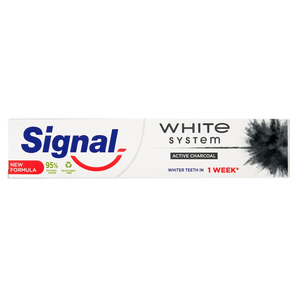 obrázok 1 z Signal White System Charcoal zubná pasta 75 ml