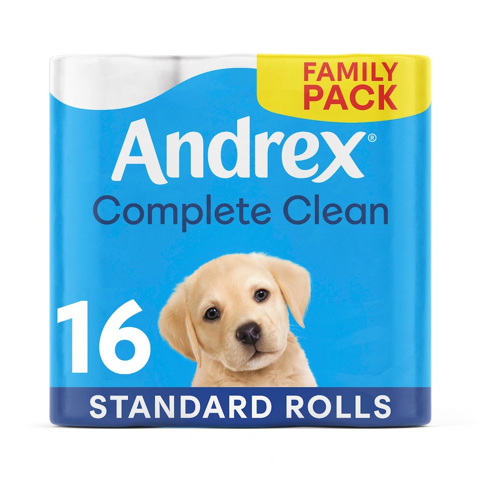 image 1 of Andrex Classic Clean Toilet Roll 16 Rolls