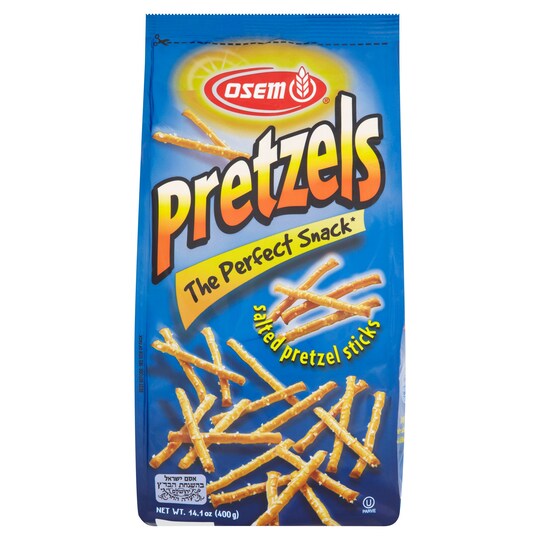 Osem Salted Pretzel Sticks 400G Tesco Groceries