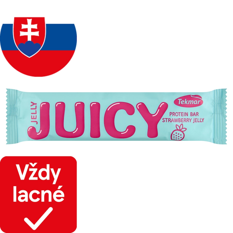 obrázok 1 z Tekmar Juicy proteínová tyčinka s jahodovým želé v kakaovej poleve 40 g