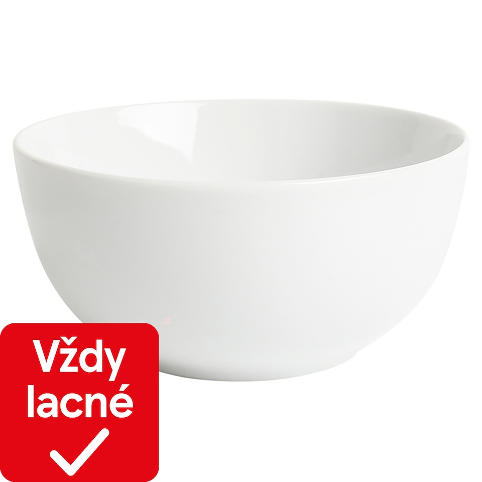 Tesco White Cereal Bowl
