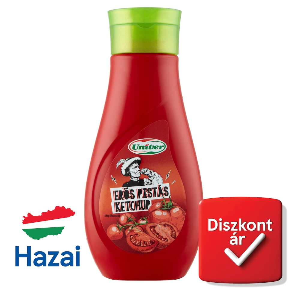 Univer Erős Pistás ketchup 470 g