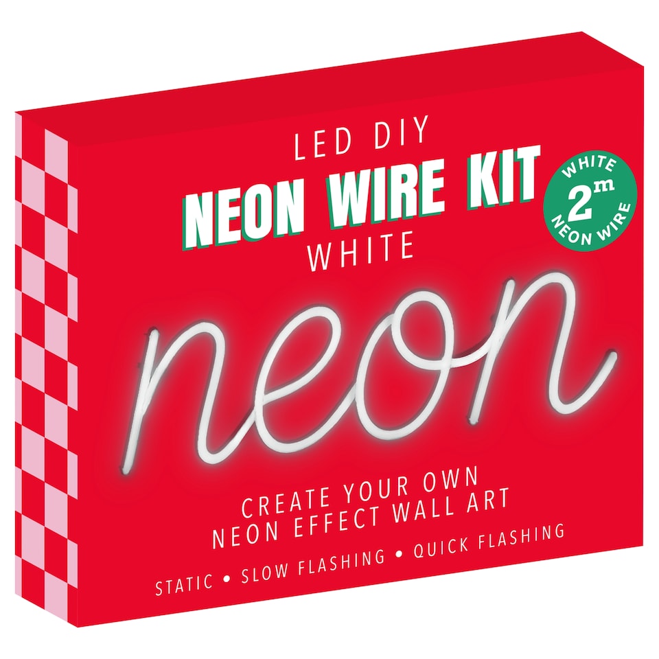 image 1 of Global Gizmos LED DIY Neon Wire Kit White