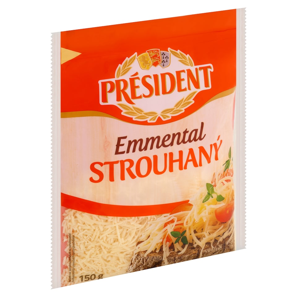 Obrázek 1 pro produkt Président Emmental strouhaný 150g