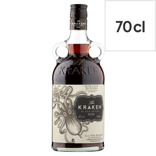 The Kraken Black Spiced Rum 70Cl Tesco Groceries