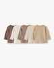 image 2 of F&F Baby 5-Pack Pure Cotton Long Sleeved Tops in Neutral