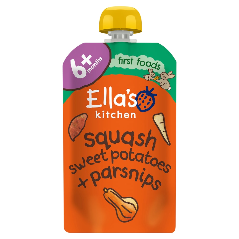 image 1 of Ella's Kitchen Organic Squash, Sweet Potato + Parsnip Baby Pouch 6+ Months 120g