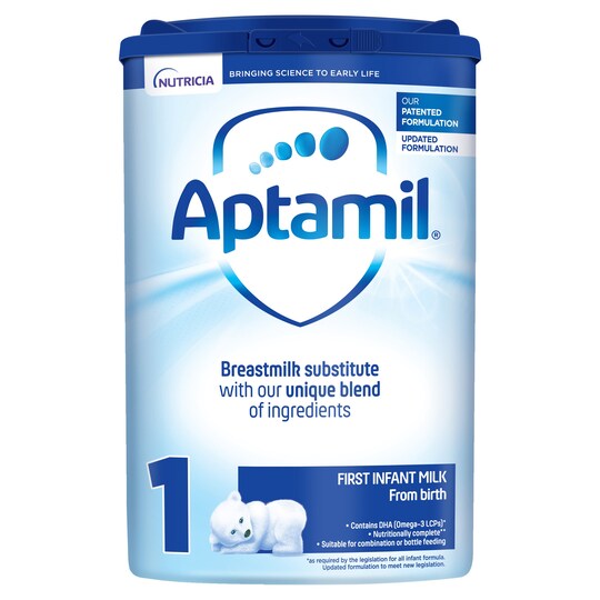 Aptamil 1 First Infant Milk From Birth 800G Tesco Groceries