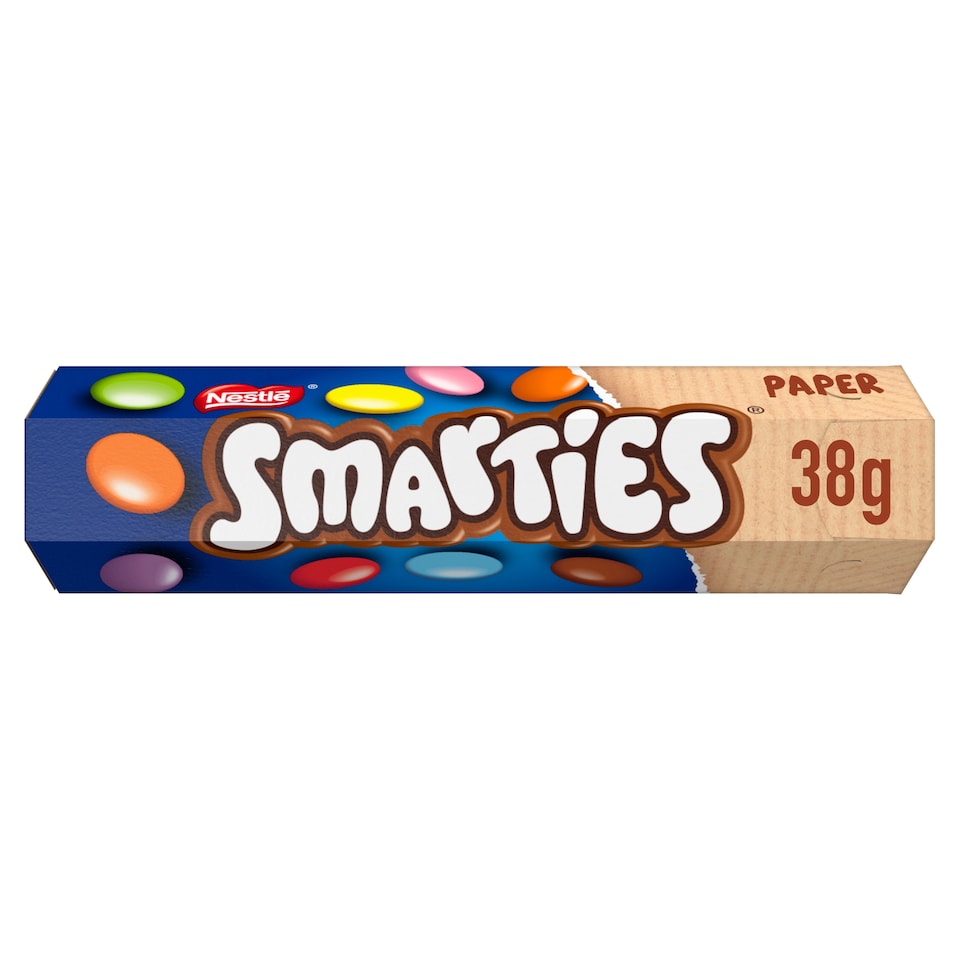 Smarties Milk Chocolate Dragée with Sugar Coating 38 g