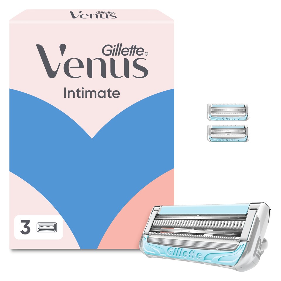 image 1 of Gillette Venus Pubic Hair & Skin, 3 Razor Blade Refills