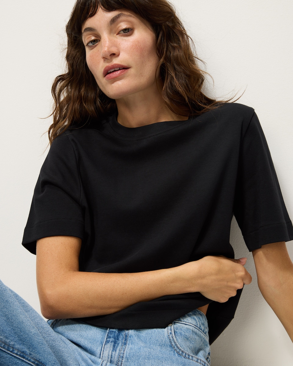 image 1 of F&F 2-Pack Pure Cotton T-Shirts in Multi Black