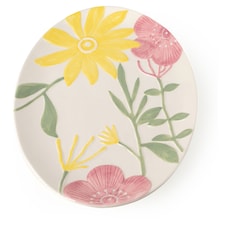 Candlelight embossed serve platter 