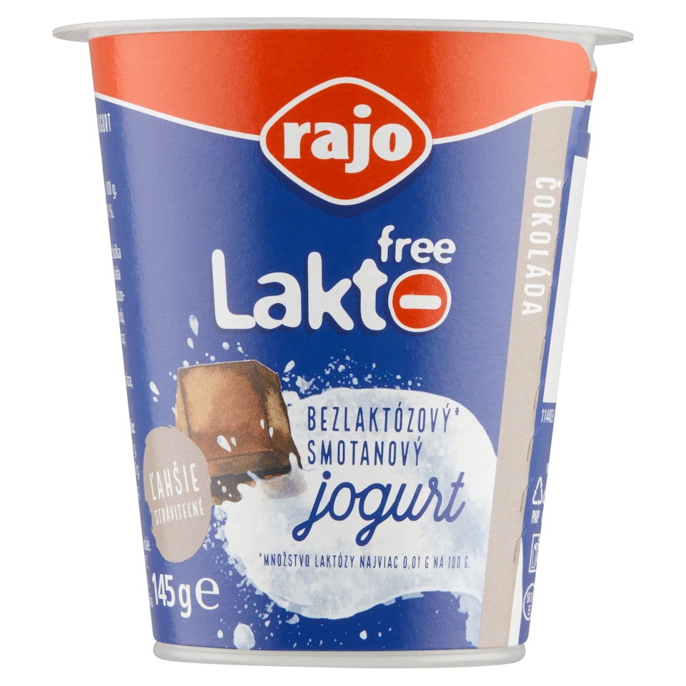 obrázok 1 z Rajo Lakto Free Smotanový jogurt čokoláda 145 g