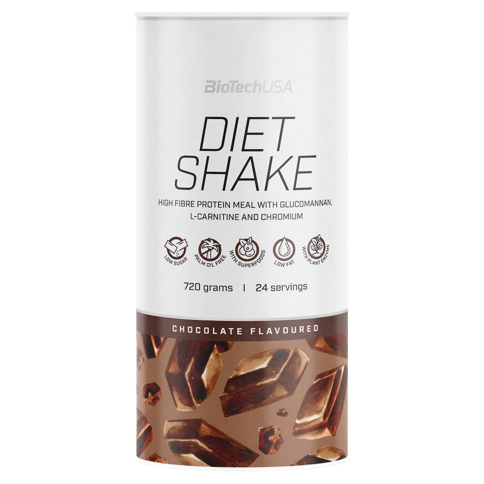 BioTechUSA Diet Shake csokoládé ízű tejsavófehérje italpor 720 g