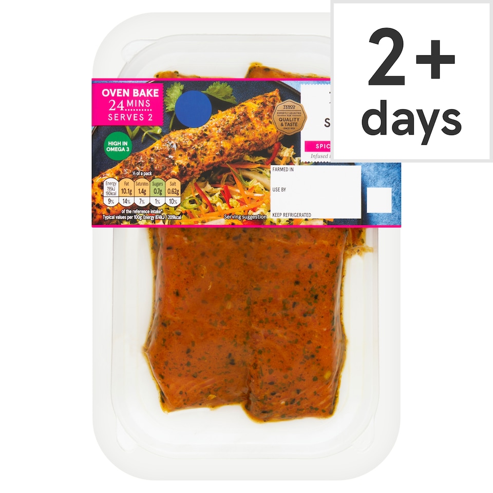 Tesco Katsu Salmon Fillets 230G