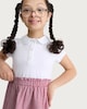 image 2 of F&F School Girls Cotton Rich 2 in 1 Gingham Polo Dress in Red