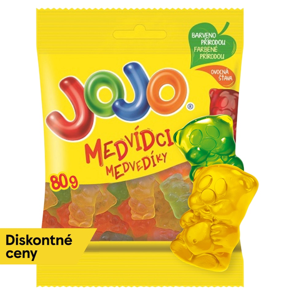 JOJO Bears Jelly Candies with Fruit Flavors 80 g