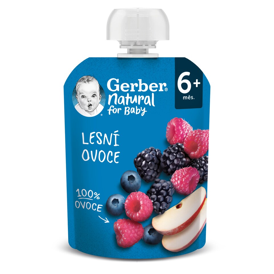 GERBER Natural kapsička lesní ovoce 90g