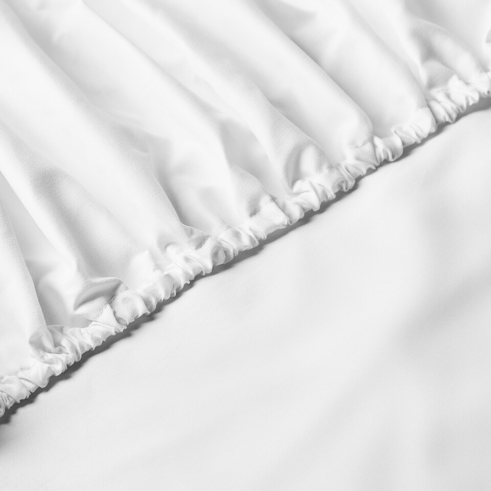 image 1 of Silentnight Love Sleep White Fitted Sheet Single