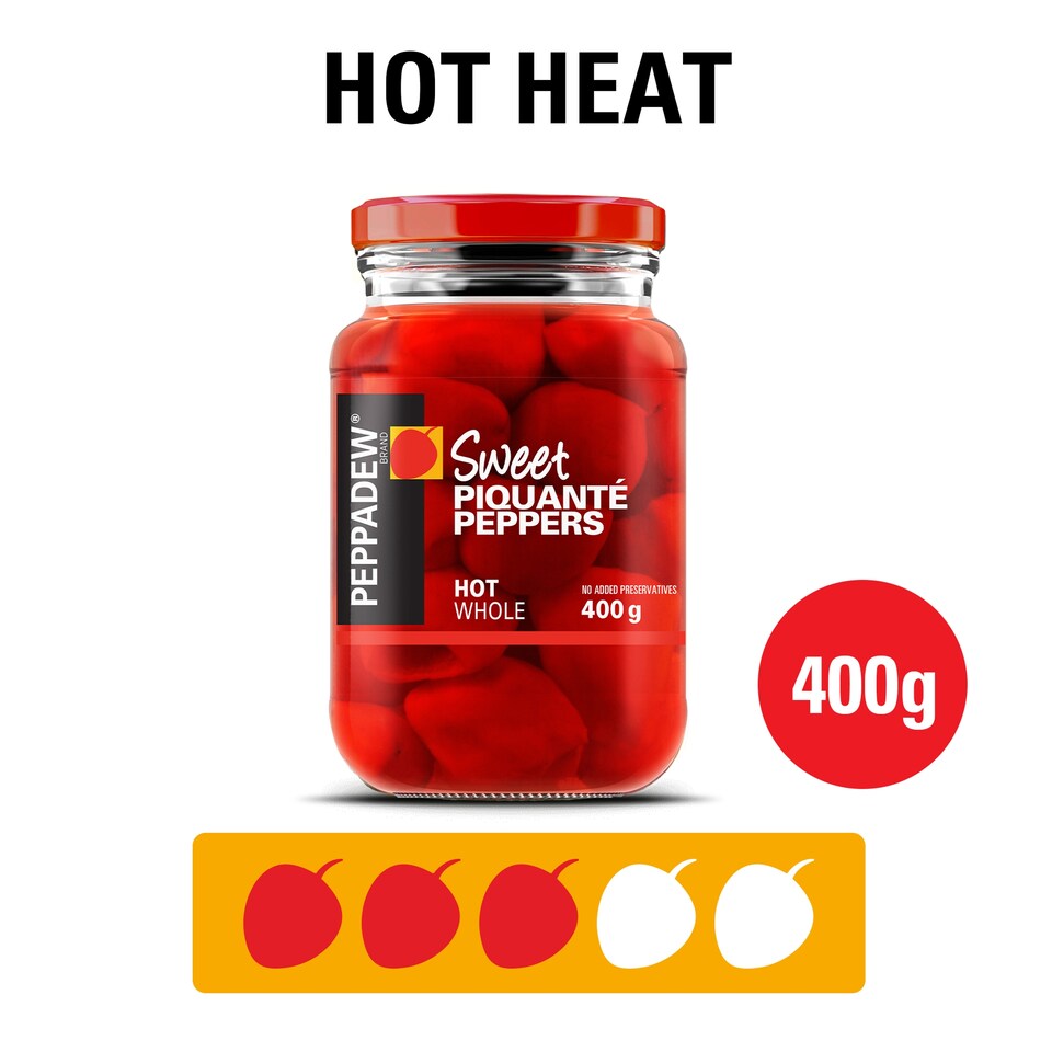 image 1 of Peppadew Sweet Piquante Hot Whole Peppers 400G