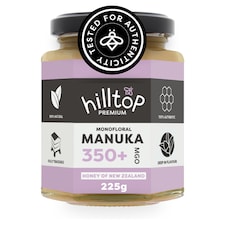 Hilltop Manuka 350+Mgo New Zealand Honey 225G