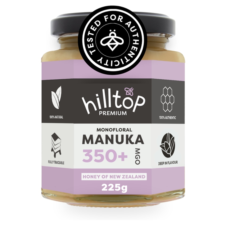 image 1 of Hilltop Manuka 350+Mgo New Zealand Honey 225G