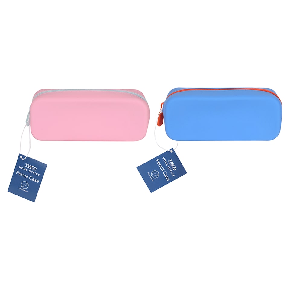 Tesco Silicone Pencil Case Assortment