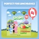 image 4 of Goodies Bluey Banana Strawberry & Apple Pouch 4x100g