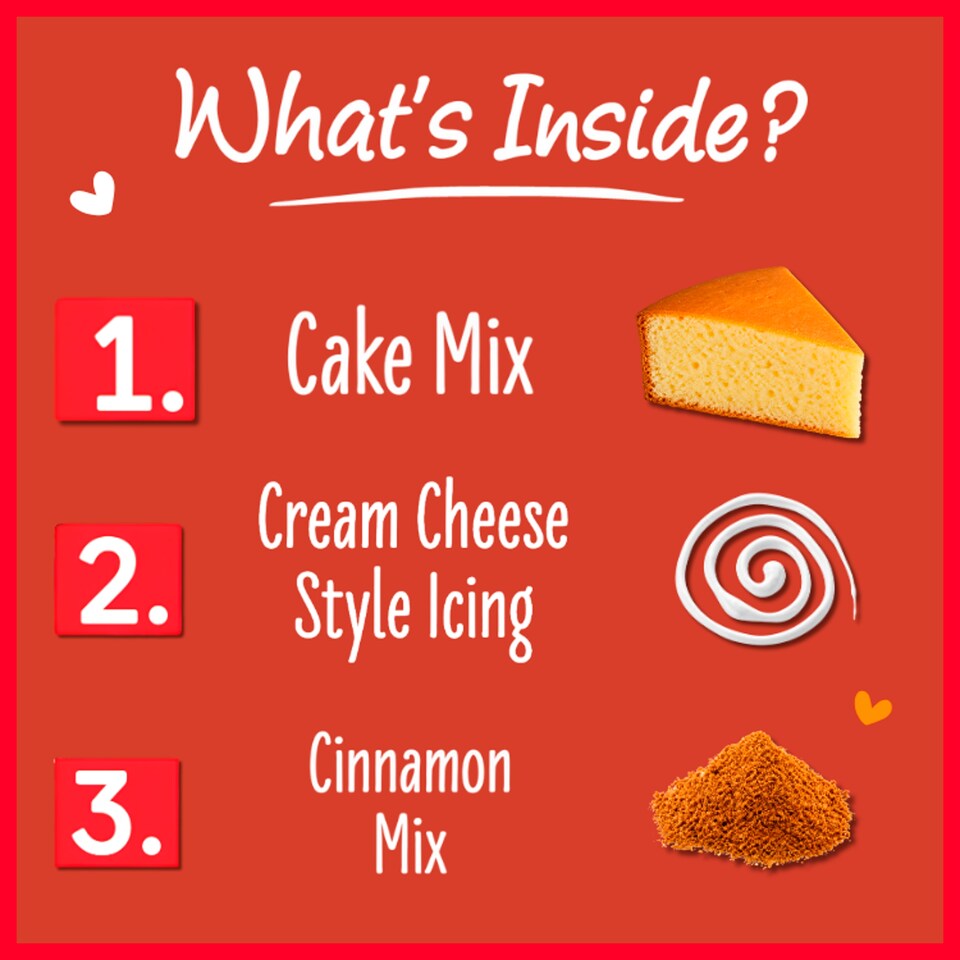 image 1 of Betty Crocker Cinnamon Swirl Cake Kit 465g